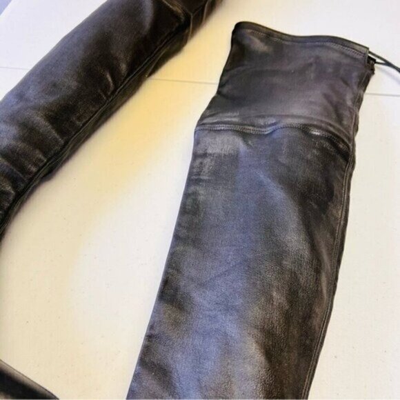 Anine Bing Taylor Over The Knee Luxury Leather Boots 37 - Picture 9 of 15